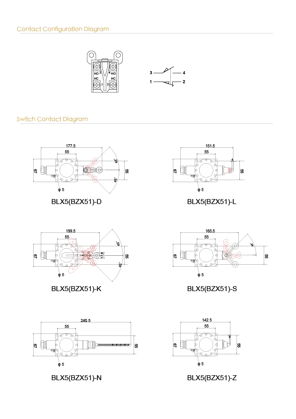 BLX5 Outline&Mounting