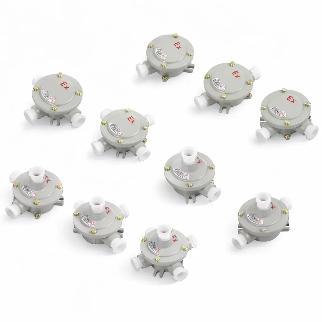 Explosion proof junction box Ex d IIC IP65 aluminum alloy hazardous area wiring connection box