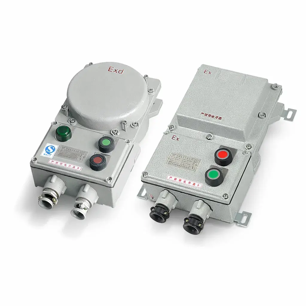 LBQC53 explosion-proof magnetic starter for hazardous area motor control (IIB_IIC, IP65)