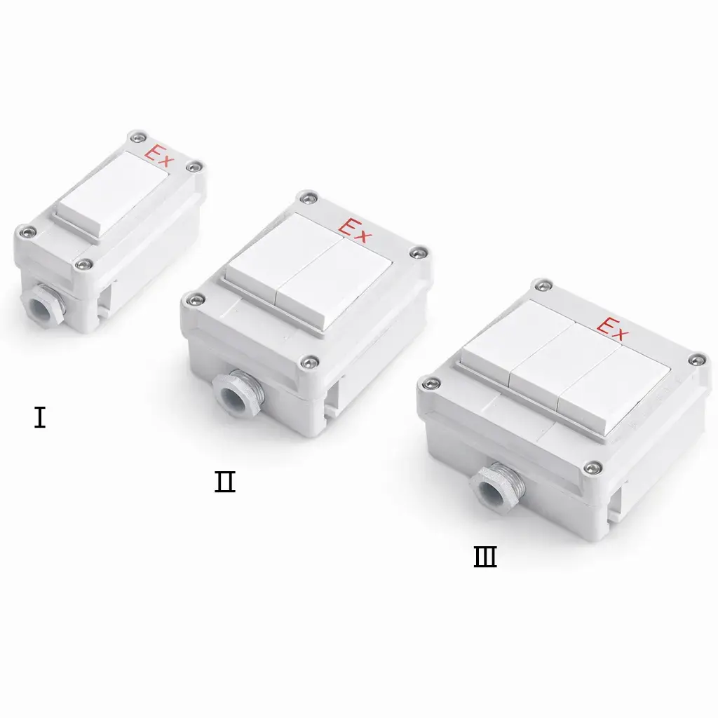 SWB explosion proof lighting switch Ex de IIB IP65 hazardous area wall switch manufacturer